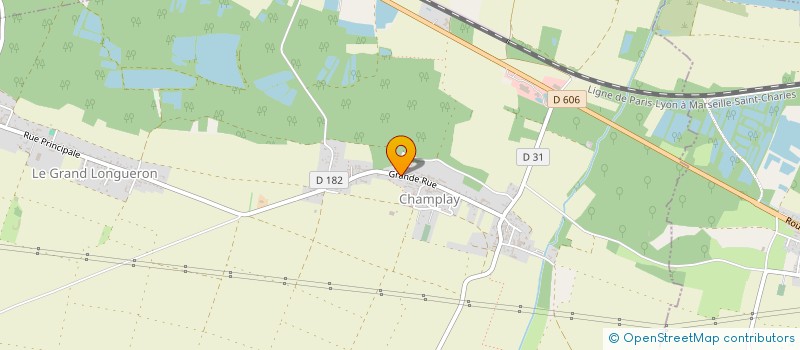 localisation de l'entreprise AU 33 à CHAMPLAY