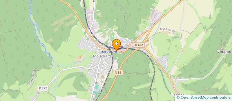 localisation de l'entreprise AU 4  MOUCHARD