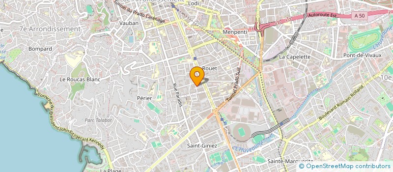 localisation de l'entreprise AU 42 RUE SAINTE  MARSEILLE