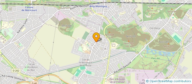 localisation de l'entreprise AU 44 BARBER  ROUVROY