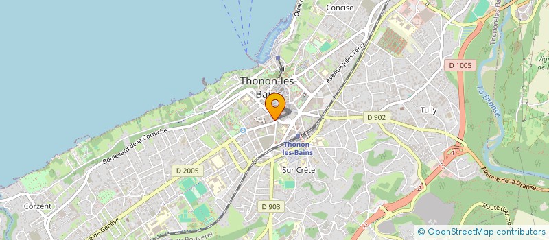 localisation de l'entreprise AU 5 M&A à THONON-LES-BAINS