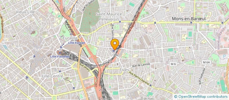 localisation de l'entreprise AU 59 à LILLE