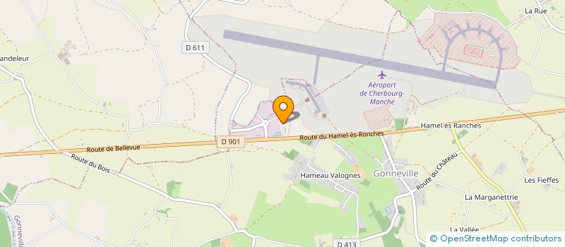 localisation de l'entreprise AU 911  GONNEVILLE-LE THEIL