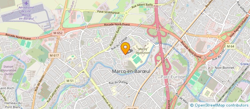 localisation de l'entreprise AU BAC à MARCQ-EN-BARŒUL