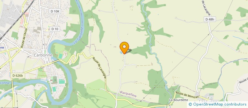 localisation de l'entreprise AU BAIN TOULOUSAIN  MARQUEFAVE