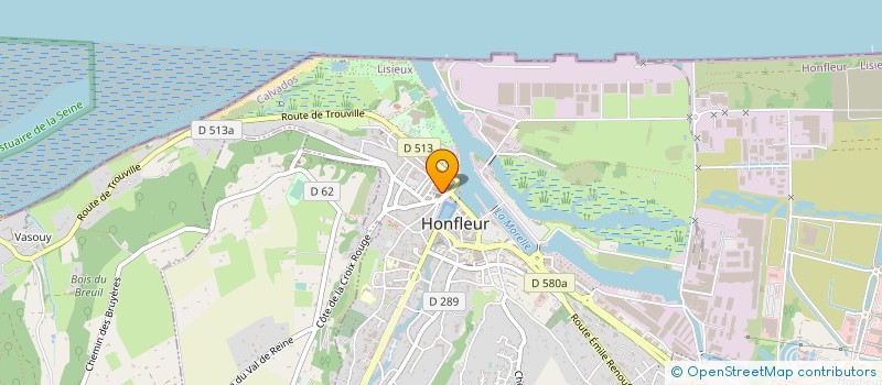 localisation de l'entreprise AU BAL DES LETTRES à HONFLEUR