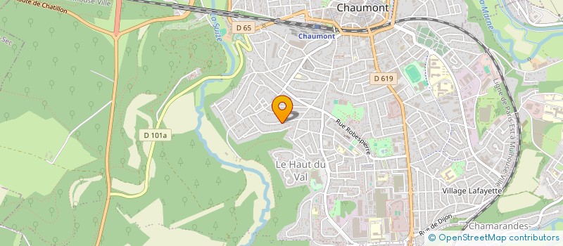 localisation de l'entreprise AU BAL DES OISEAUX à CHAUMONT
