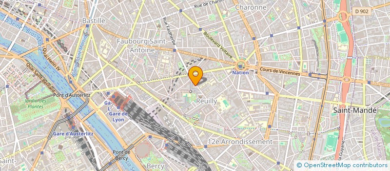 localisation de l'entreprise AU BALANCIER D'OR à PARIS