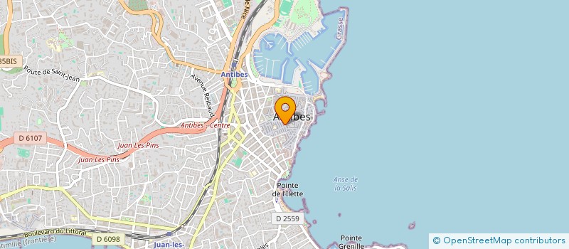 localisation de l'entreprise AU BAR DES DELICES à ANTIBES