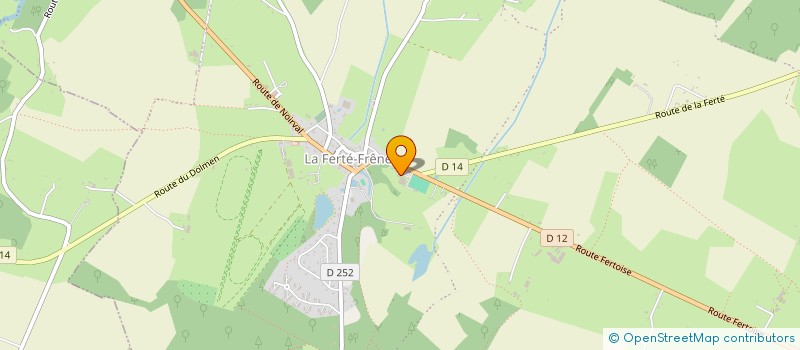 localisation de l'entreprise AU BAR FERTOIS à LA FERTE-EN-OUCHE