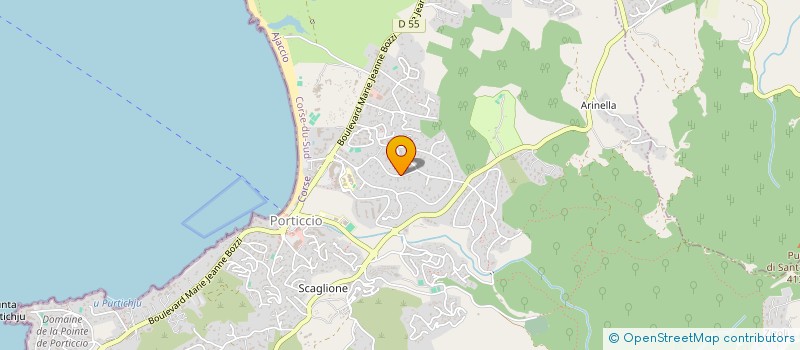 localisation de l'entreprise AU BARON D'AGNEAU à ALBITRECCIA