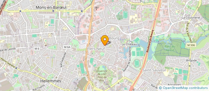 localisation de l'entreprise AU BAS JARDIN à VILLENEUVE-D'ASCQ