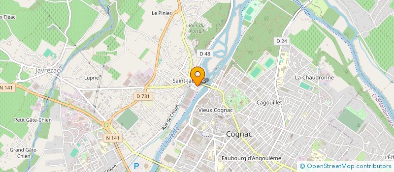 localisation de l'entreprise AU BASSIOT GOURMAND à COGNAC