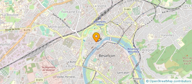 localisation de l'entreprise AU BAZAR DE FANNY à BESANCON