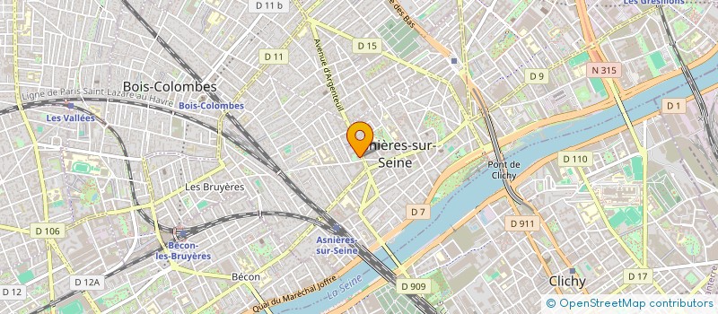 localisation de l'entreprise AU BEAU CADRE à ASNIERES-SUR-SEINE