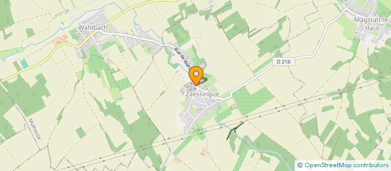 localisation de l'entreprise AU BEAU CHENE  ZAESSINGUE