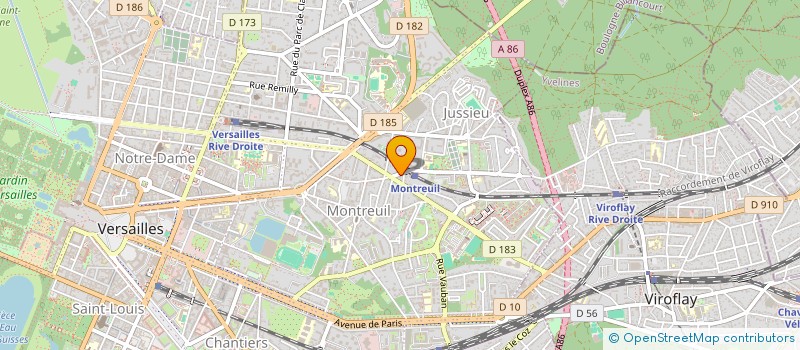 localisation de l'entreprise AU BEAU MARCHE à VERSAILLES