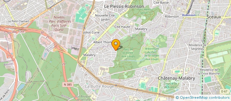 localisation de l'entreprise AU BEC FIN à CHATENAY-MALABRY