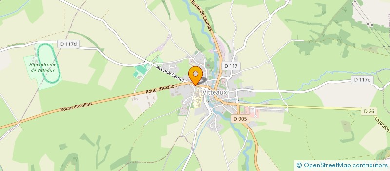 localisation de l'entreprise AU BEC GOURMAND  VITTEAUX