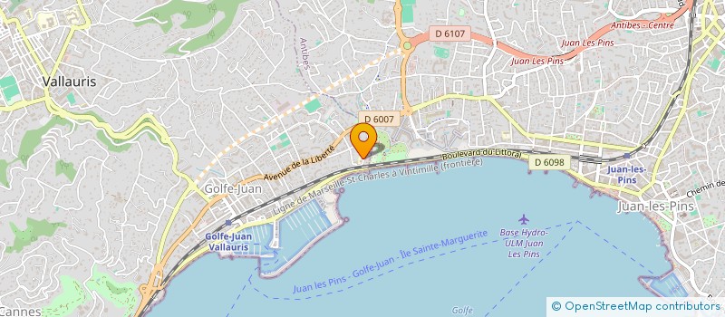 localisation de l'entreprise AU BEL AGE à VALLAURIS