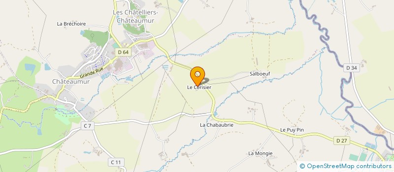 localisation de l'entreprise AU BEL AIR DU CERISIER à SEVREMONT