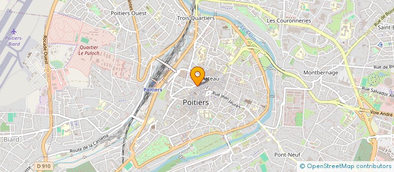 localisation de l'entreprise AU BEL ECRIN à POITIERS