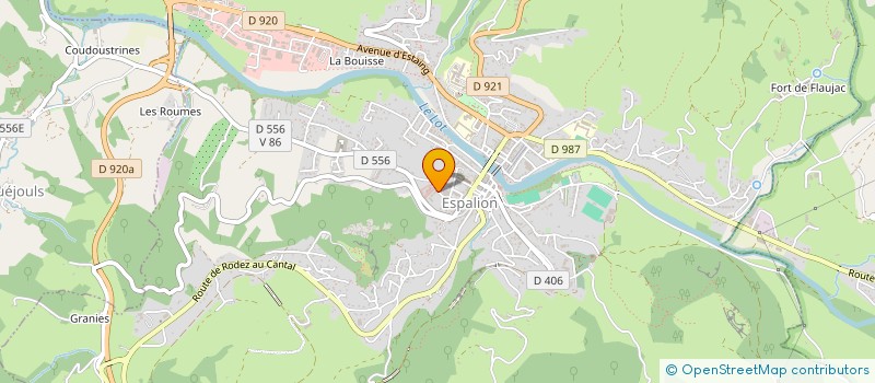 localisation de l'entreprise AU BEL HORIZON à ESPALION