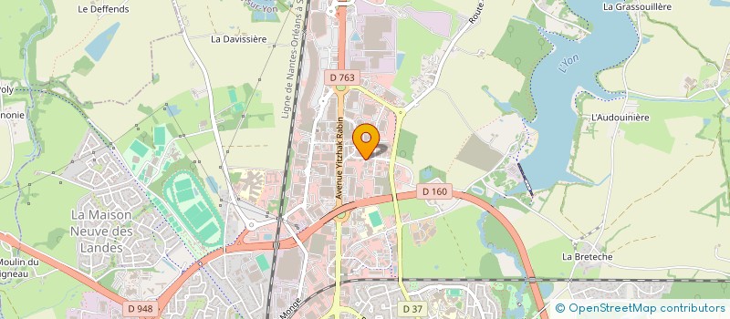 localisation de l'entreprise AU BELL'ENDROIT à LA ROCHE-SUR-YON