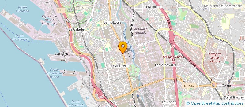 localisation de l'entreprise AU BERBER GRILL  MARSEILLE