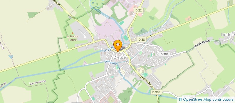 localisation de l'entreprise AU BIEN ETRE à DIEUZE