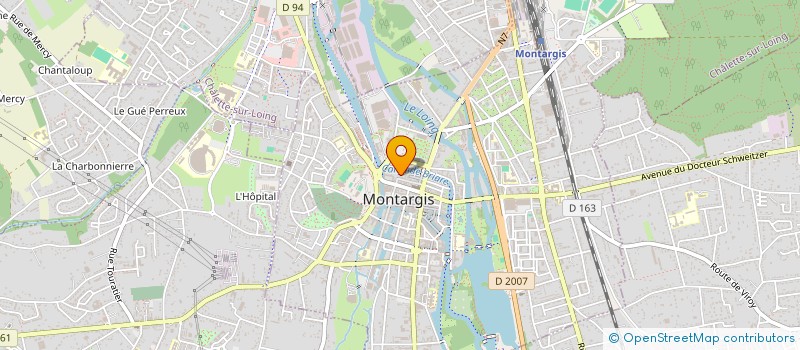 localisation de l'entreprise AU BIEN ETRE DE NOS AINES à MONTARGIS
