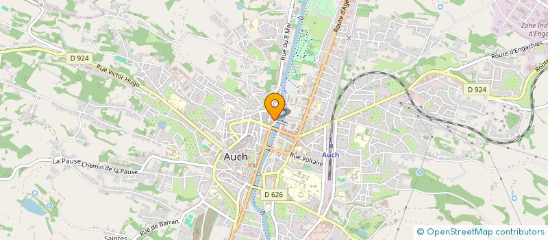 localisation de l'entreprise AU BIEN ETRE DES PETITS ET DES GRANDS  AUCH