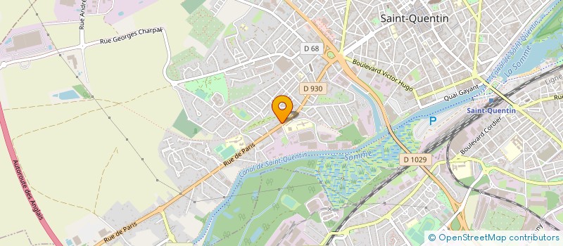 localisation de l'entreprise AU BISTRO DE PARIS à SAINT-QUENTIN
