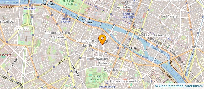 localisation de l'entreprise AU BISTRO DES BEAUX ARTS à PARIS