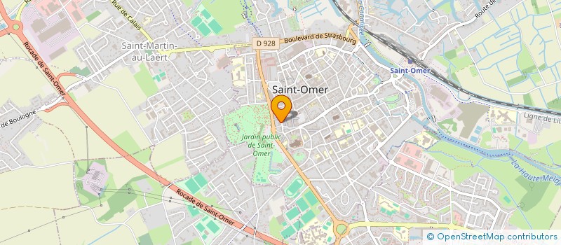 localisation de l'entreprise AU BISTRONOME à SAINT-OMER