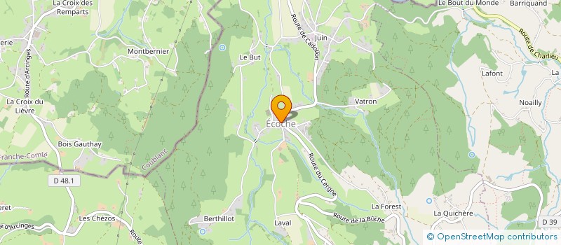 localisation de l'entreprise AU BISTROQUET  ECOCHE