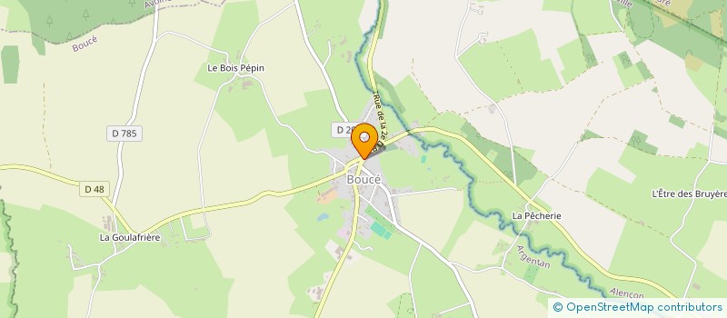 localisation de l'entreprise AU BISTROT DE FERNAND à ALMENECHES