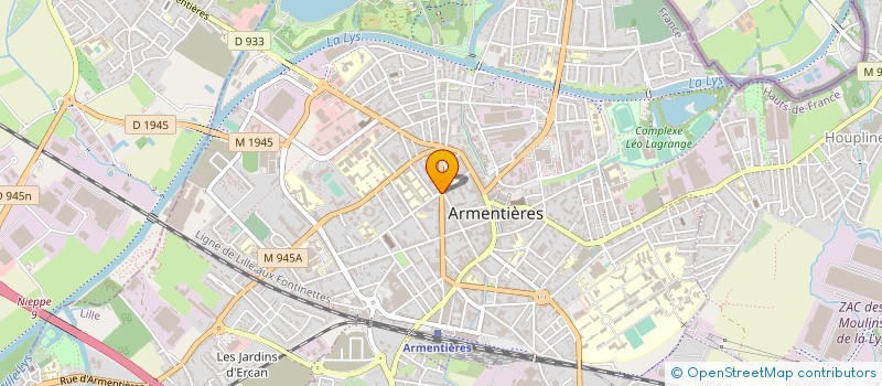 localisation de l'entreprise AU BLE D'OR à ARMENTIERES
