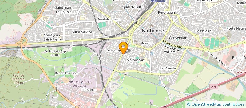 localisation de l'entreprise AU BLE D'OR  NARBONNE