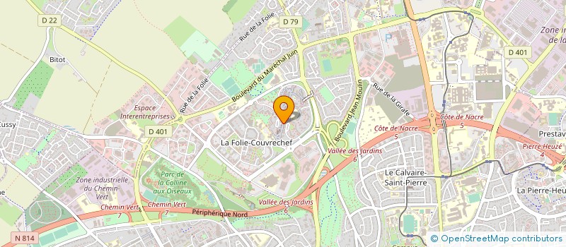 localisation de l'entreprise AU BLE DES ANGES à CAEN