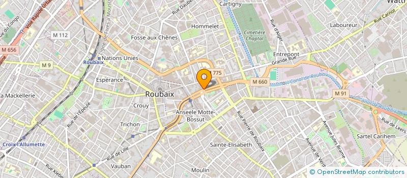 localisation de l'entreprise AU BLE DORE  ROUBAIX