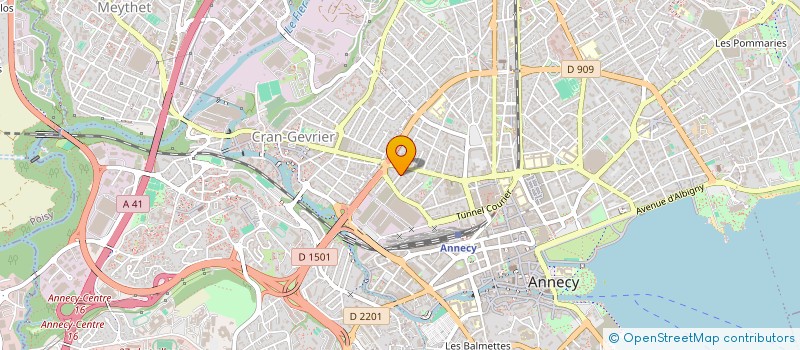 localisation de l'entreprise AU BOEUF ANNECIEN à ANNECY