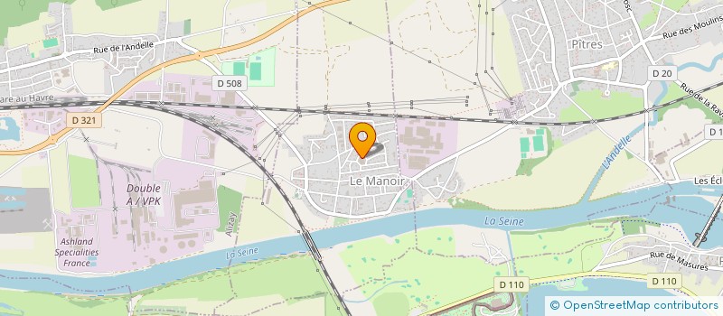 localisation de l'entreprise AU BOEUF NORMAND  LE MANOIR