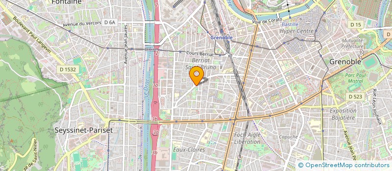 localisation de l'entreprise AU BOIS D ARMAND à GRENOBLE