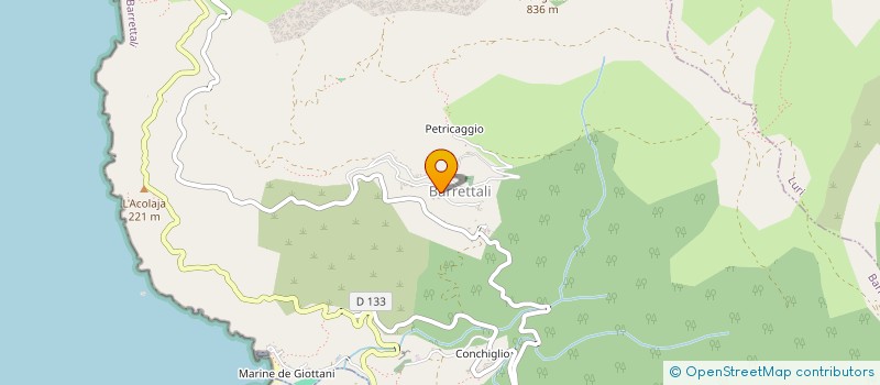 localisation de l'entreprise AU BOIS D'EDEN à BARRETTALI