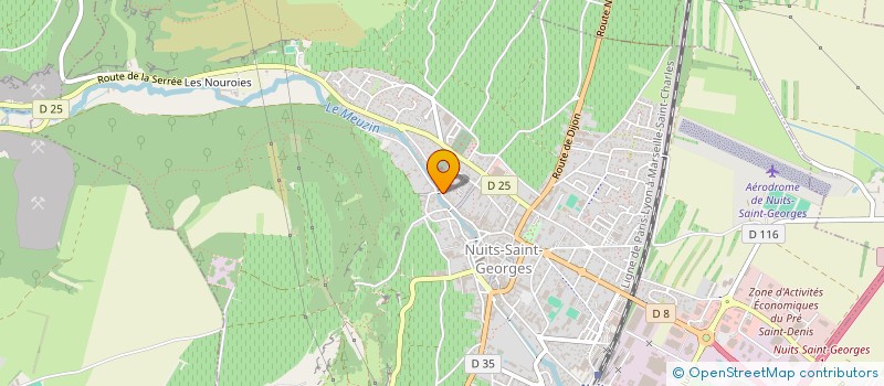 localisation de l'entreprise AU BOIS DE CHARMOIS à NUITS-SAINT-GEORGES