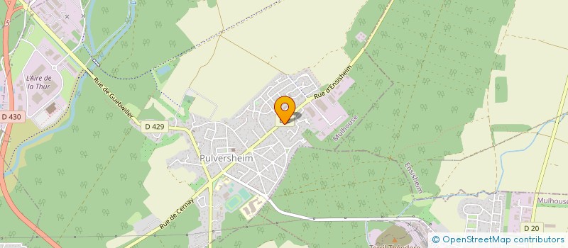 localisation de l'entreprise AU BOIS DE CHAUFF à PULVERSHEIM