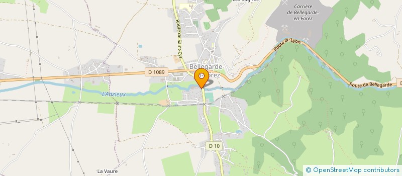 localisation de l'entreprise AU BOIS ENCHANTE  BELLEGARDE-EN-FOREZ