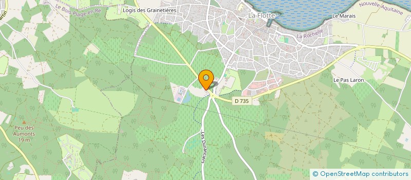 localisation de l'entreprise AU BOIS FLOTTE  LA FLOTTE