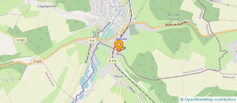 localisation de l'entreprise AU BOIS MASSIF - VANDENBERGHE à AUMALE